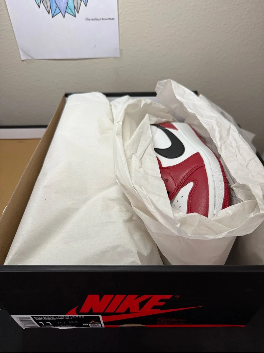 New Men’s size 11 Air Jordan 1 Low “Chicago”